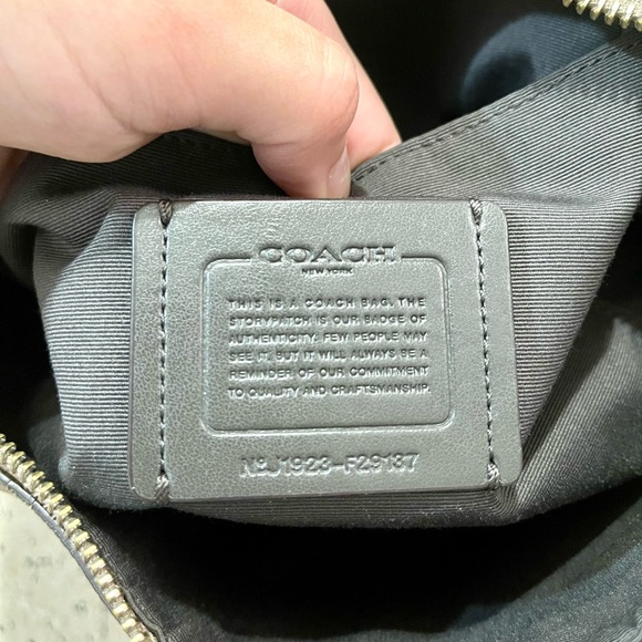 Coach Mia Metallic Shoulder Bag - Picture 12 of 14